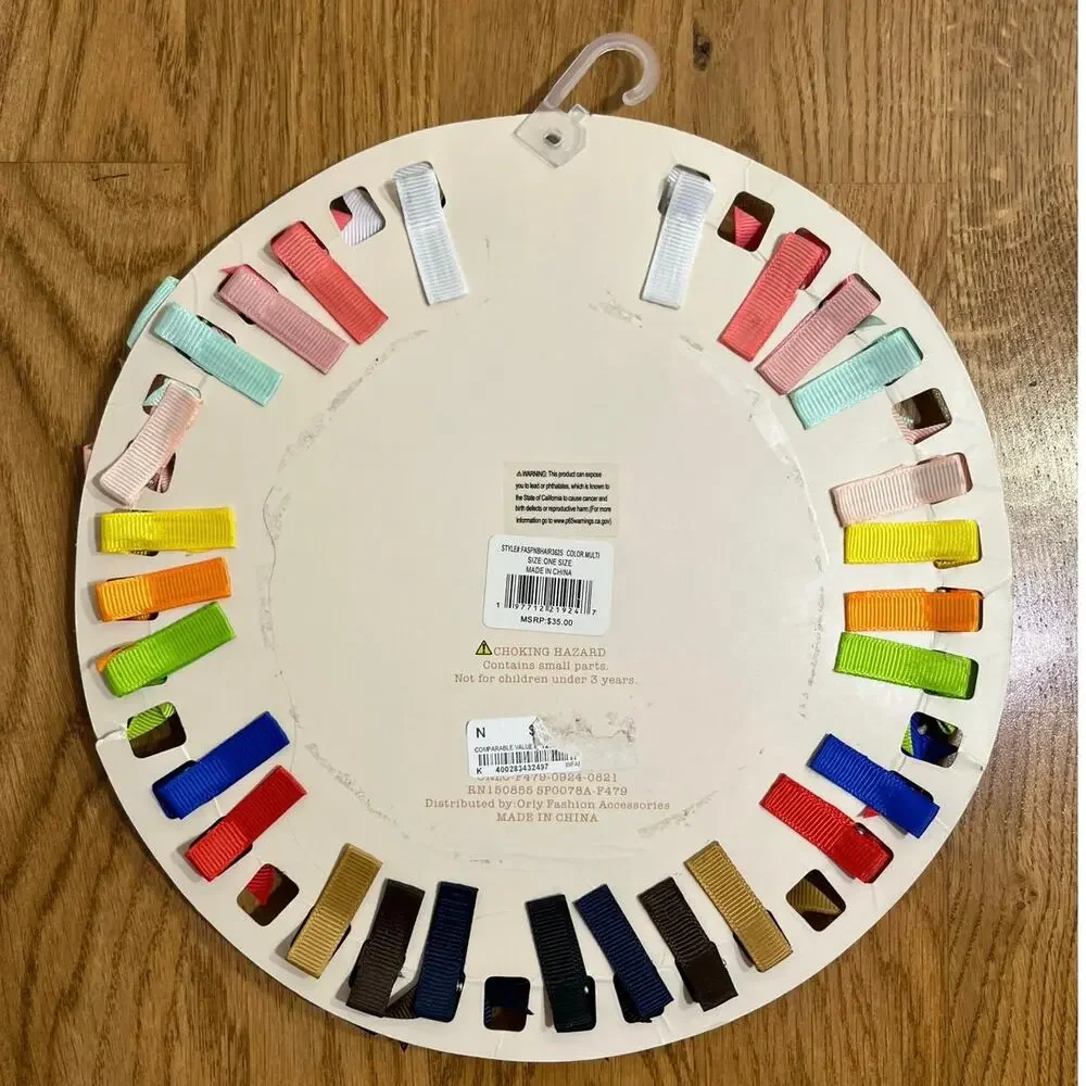 Wander + Dream Baby Hair Bows 13 Pairs Age 0-12 Months Multi Color Non Slip Clip - Picture 2 of 2